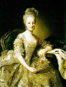 Alexander Roslin Portrait of Hedwig Elizabeth Charlotte of Holstein-Gottorp oil painting reproduction